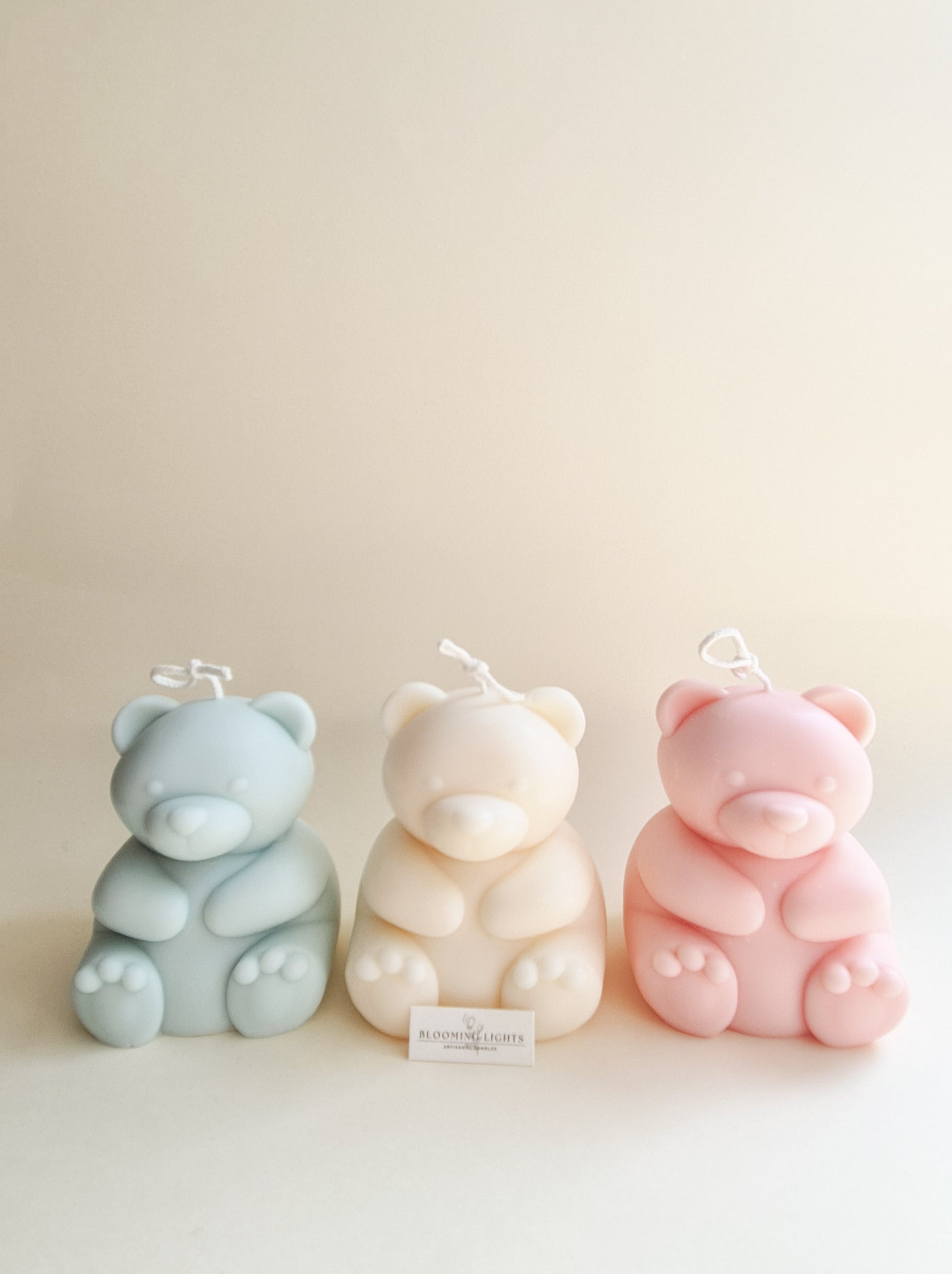 Teddy Bear Candle – Blooming Lights
